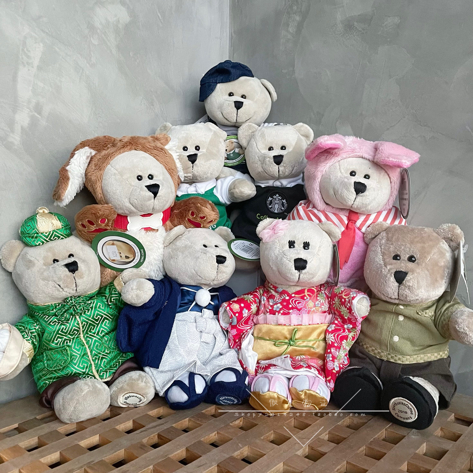星巴克bear小熊玩偶限量