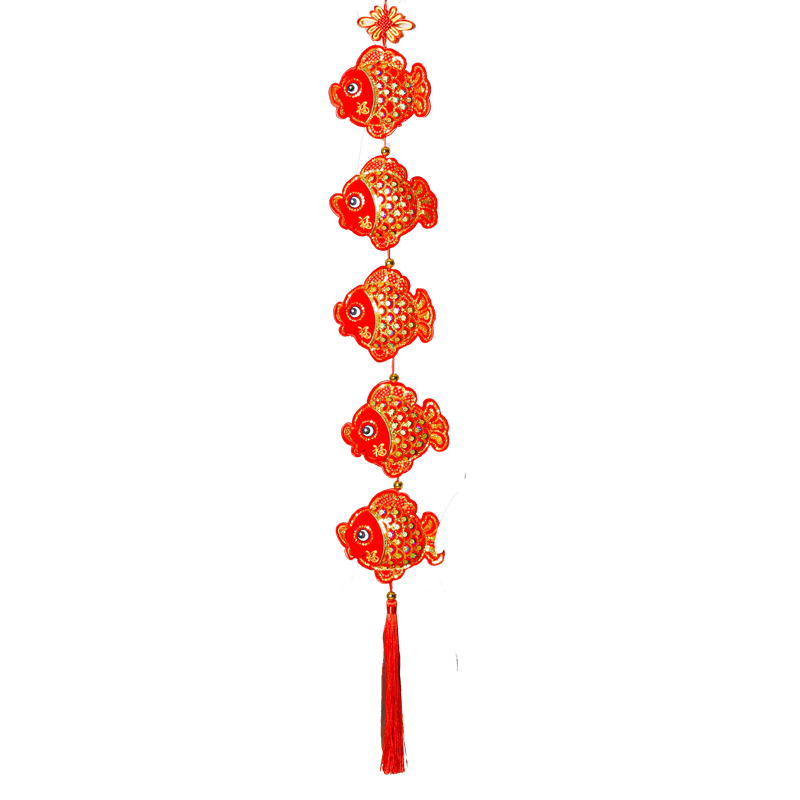对联挂饰辣椒串挂件新年装饰品