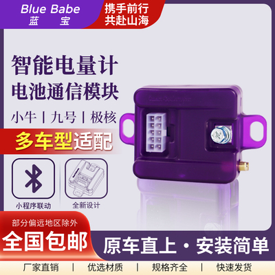 蓝宝MAX九9号小牛极核电池模块蓝牙电量计E125E200PE150E300PMK2