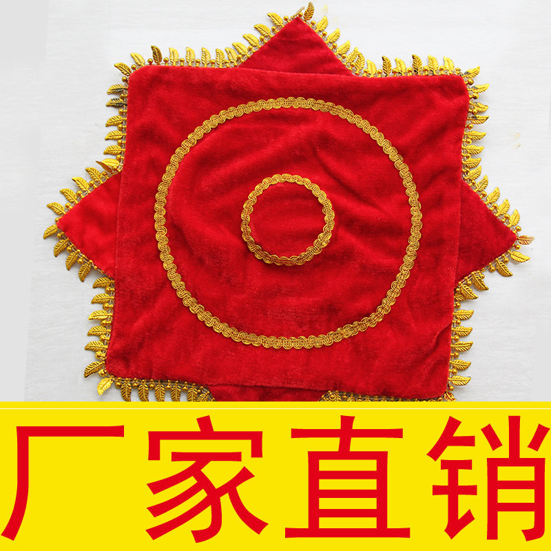 手绢花二人转广场舞舞蹈手帕专业方巾东北秧歌儿童跳舞八角巾小号