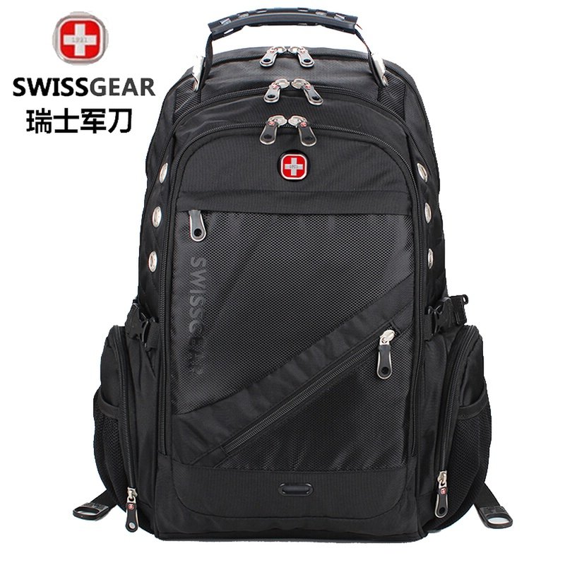 SWISSGEAR瑞士军刀双肩包男背包时尚大容量电脑书包休闲旅行包