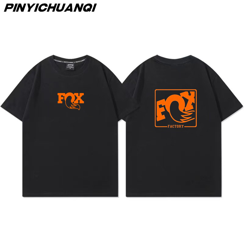 Fox越野摩托车山地自行车骑行服夏季短袖T恤男女衣服运动休闲宽松