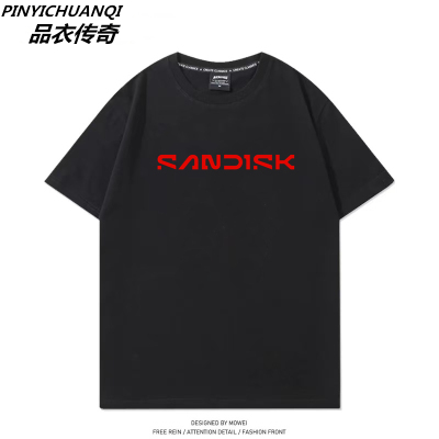 美国闪迪Sandisk公司短袖T恤定制