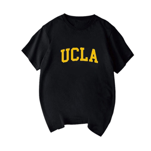 ucla短袖男女美国篮球加州大学洛杉矶分校宽松校服纯棉宽松T恤衫