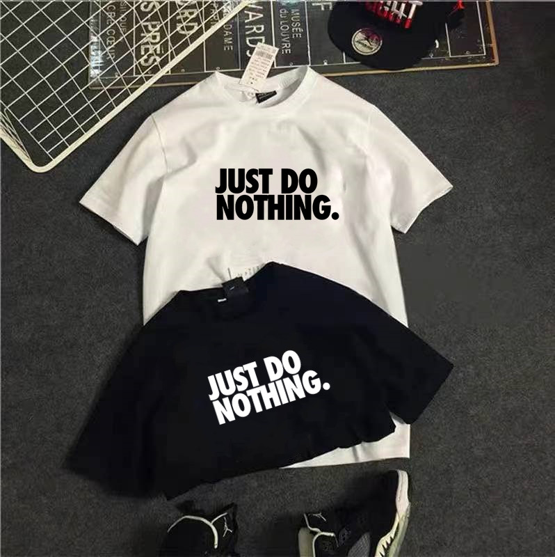 英文字母联名潮牌短袖男女t恤宽松大码纯棉篮球运动休闲半袖体恤