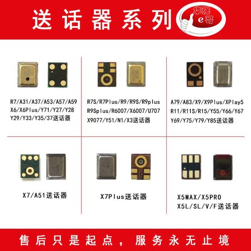 e哥送话器适用于R7 R7S A79 X7 X7plus X5max Y66 A59 R9 X9 R11