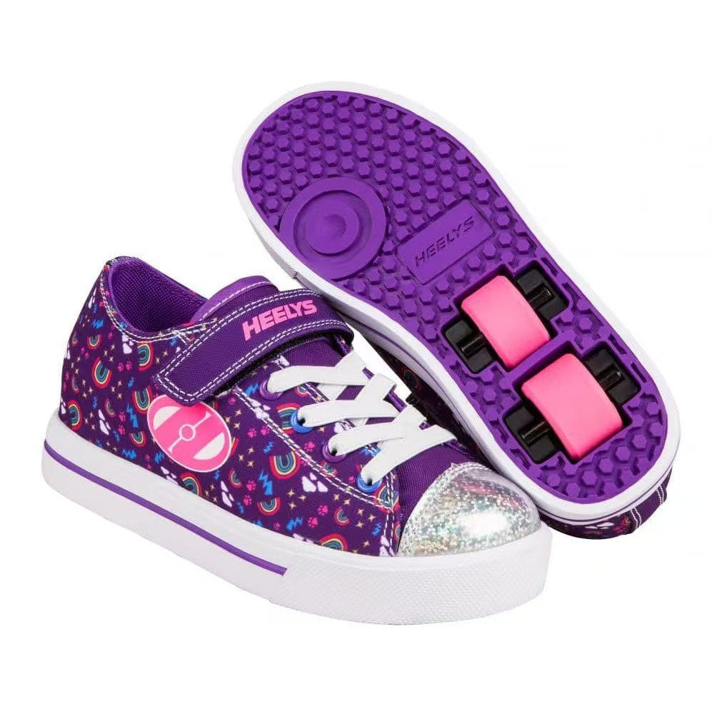 美国正品heelys抖音同款女童二轮暴走鞋 超轻网红男童双轮飞行鞋