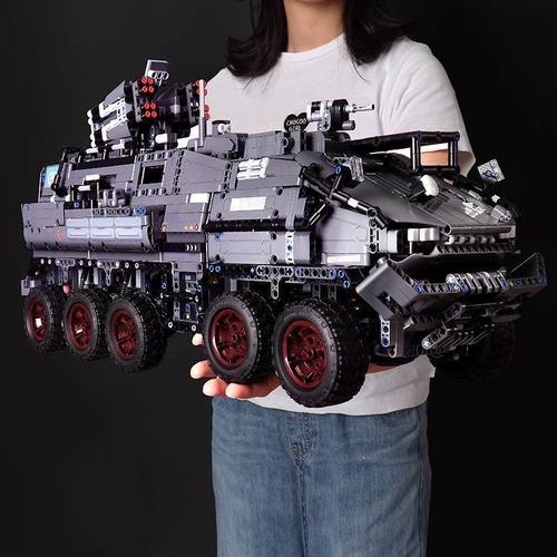 2025新款特警战车积木玩具礼物