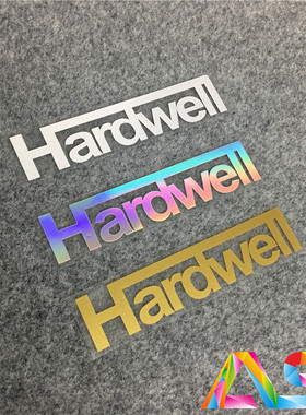Hidh！全球DJ冠军 HARDWELL全息周边贴纸行李箱电脑贴纸