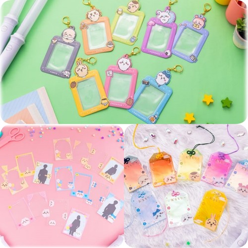 国现chiikawa卡套透明卡片挂件