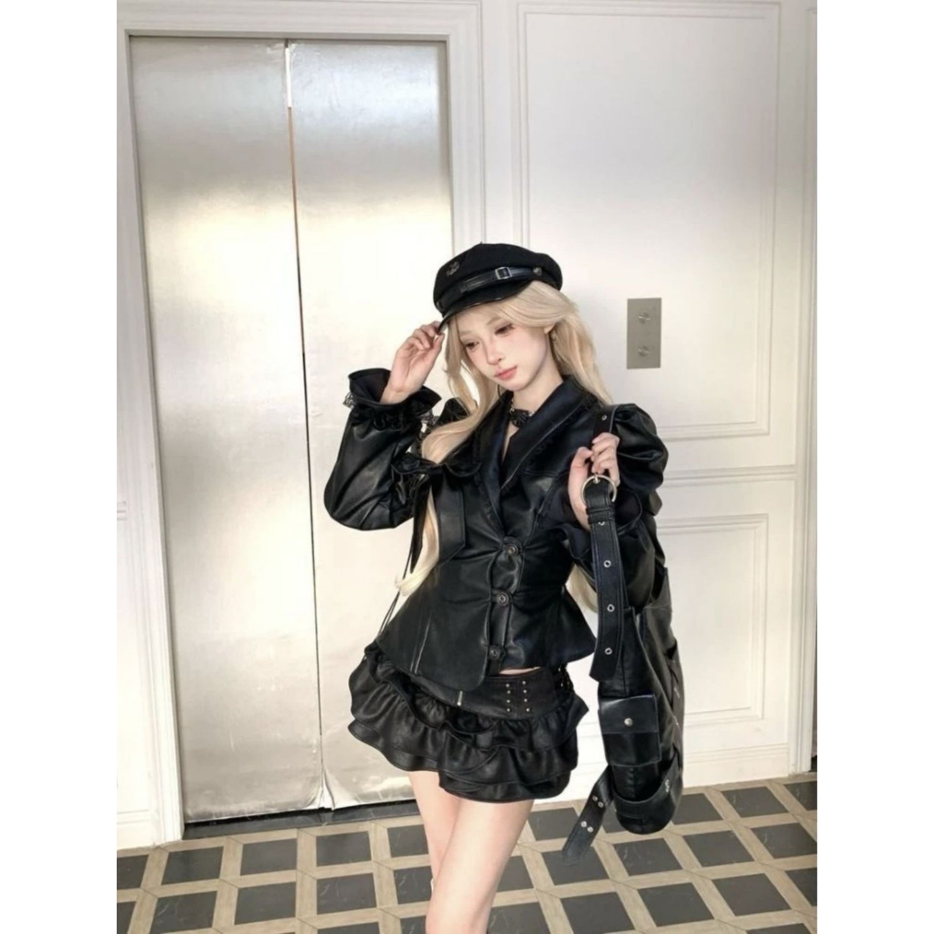 甜美可爱少女新款撞色短袖上衣蝴蝶结蕾丝蛋糕蓬蓬裙夏季短裤套装,女装/女士精品,时尚套装,淘宝优惠券,粉丝福利购,淘宝优惠卷