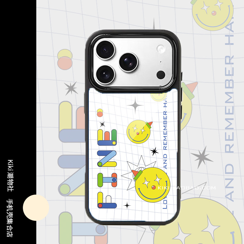 包相机键fine小丑表情适用iphone17pro手机壳磁吸16神甲壳18双层14中性黑框15磨砂硬壳13男女手机壳