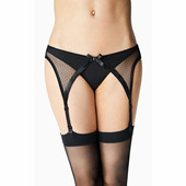 透明吊袜带 4002 复古限量款 性感黑色4钩 停产珍藏 Fogal芙歌