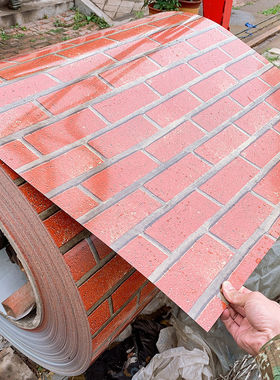 铁皮彩钢板平板围栏高强度彩涂卷防水彩钢瓦屋顶加厚防腐防锈板卷