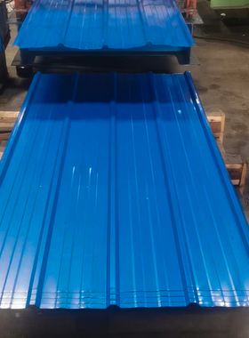 900铁瓦彩钢瓦板铁皮瓦楞房屋顶车棚雨篷盖顶防漏工地围墙养殖