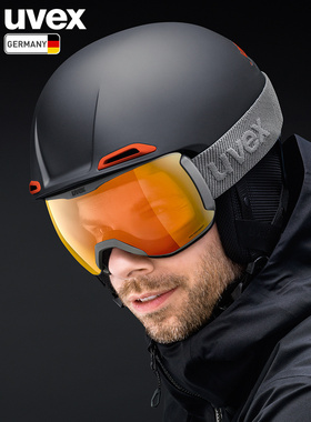 德国优维斯uvex downhill 2100 CV滑雪镜锐彩视觉4倍防雾亚洲近视