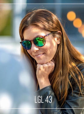 uvex lgl 43德国优维斯镀膜男女复古墨镜防紫外线太阳镜情侣时尚