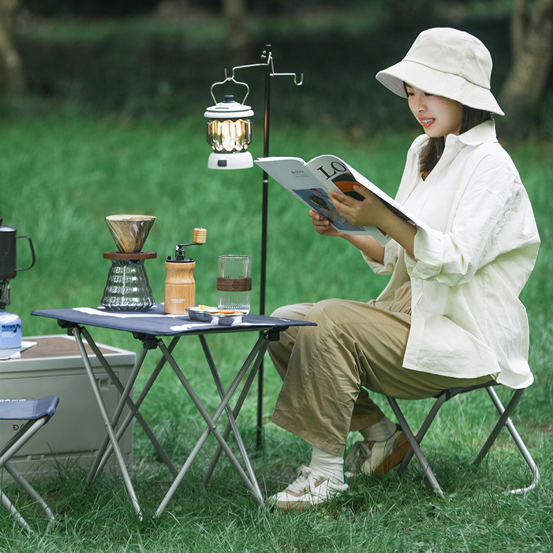 户外露营折叠桌椅套装（1桌2椅） DM-2002 普鲁士蓝 户外/登山/野营/旅行用品 户外桌椅套装 原图主图