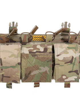 爱默生MF风格5.56MM四联弹匣包FCSK战术背心胸挂专用面板副包户外