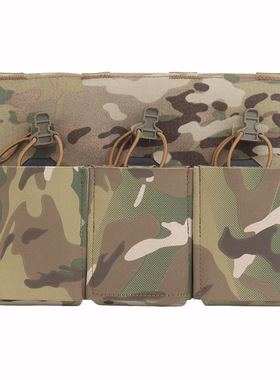 WST CRYE版5.56/7.62通用三联弹匣套AVS JPC战术背心前面板快拔套