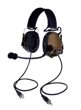 FCS COMTAC3 C3双通道拾音降噪耳机战术通信射击听力保护硅胶耳罩