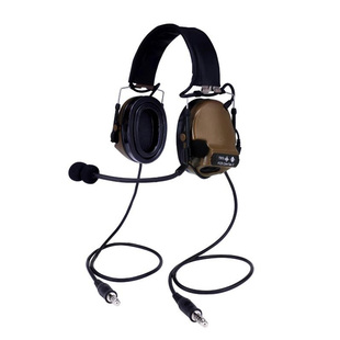 FCS COMTAC3 C3双通道拾音降噪耳机战术通信射击听力保护硅胶耳罩