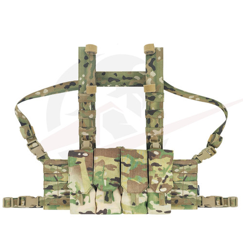 TR战术奇兵AS系统OR轻型侦查背心战术巡逻四联胸挂7.62/5.56/5.45