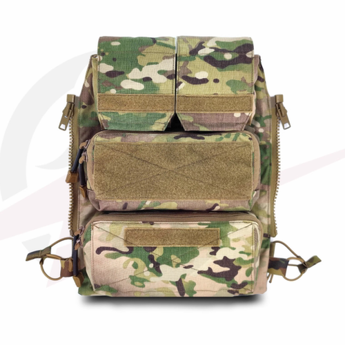 JPC2.0背心拉链式四兜背板包