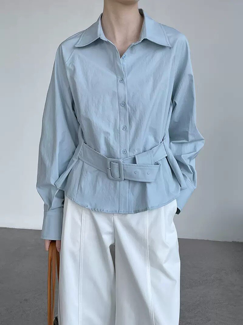 2026别致很仙的上衣法式小资韩版格纹衬衫女春季新款长袖衬衣上衣