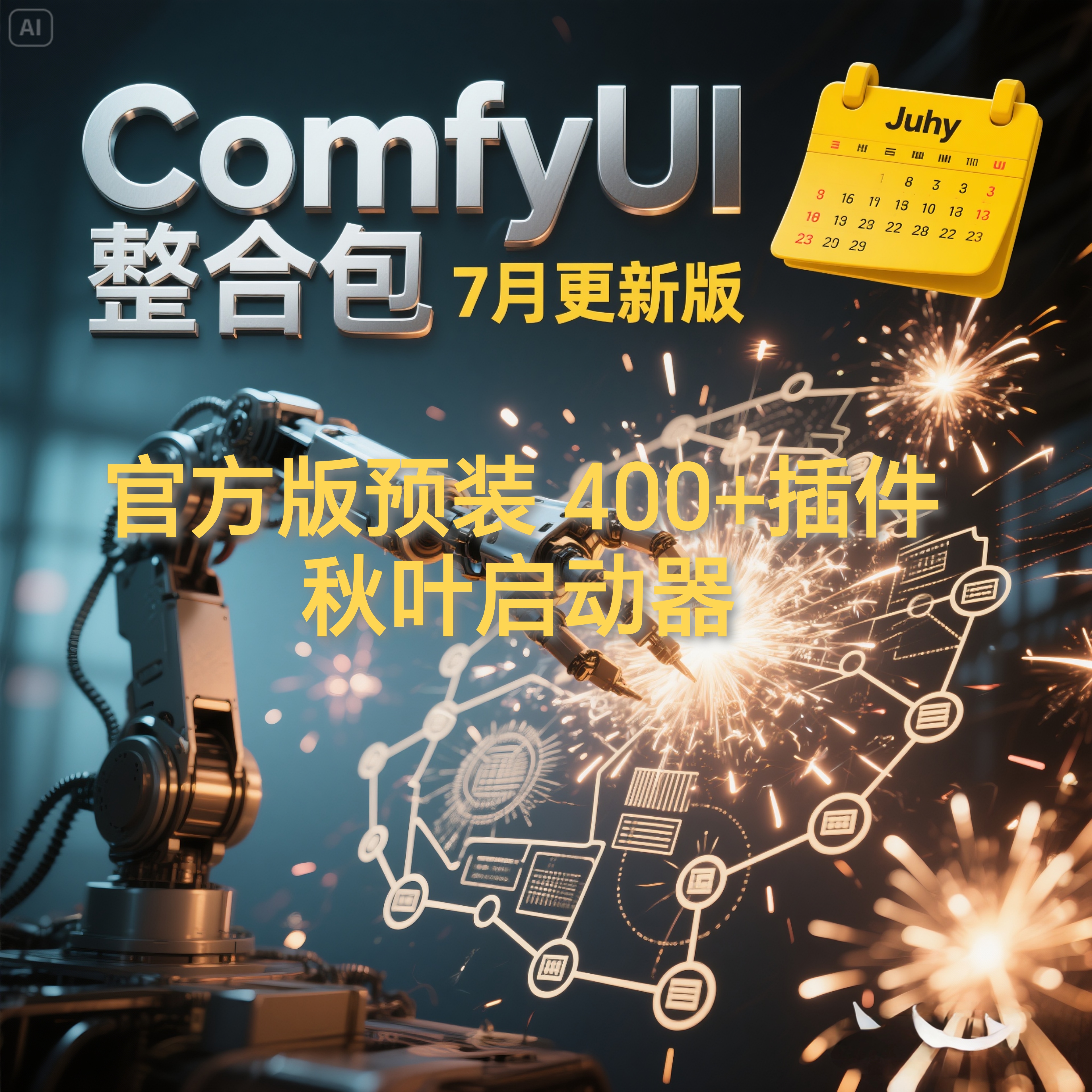 Comfyui整合包7月更新满血版