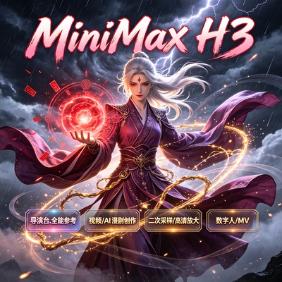 短剧视频导演台MiniMaxH3大模型音画同步comfyui整合包全能参考