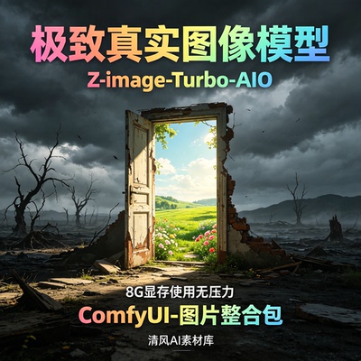 2026升级comfyui-Zimage整合包文生图加速出图comfyui工作流