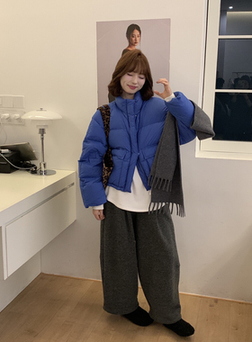 冬季白鹅绒大上新 白鹅绒泡菜同款双口袋羽绒服(含90%白鹅绒)