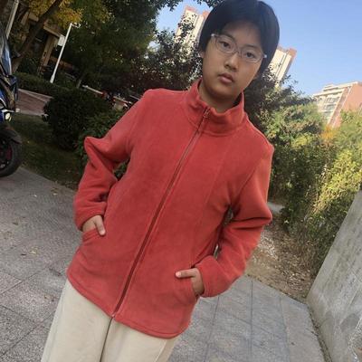 俏丽人百分百羊毛外套加厚过冬绒绒衣男女开衫外套摇粒绒保暖外穿