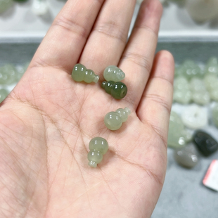 天然和田玉小葫芦配件