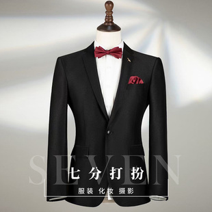 租西服套装成人礼西装出租赁燕尾服西装走红毯主持人绅士商务正装