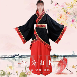 租古装汉服出租中国风公主唐汉夫人襦裙秦朝三国宫女演出服租赁