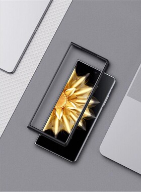 原装正品适用vivo xfold3折叠屏手机前壳VIVOxFold3pro黑色透明磨砂硬壳前框高清钢化壳膜一体超薄边框全包防