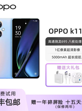 OPPO K11x 1亿超清影像67W超级闪充120Hz 5G全网通指纹解锁手机