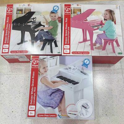 18键益智可弹奏木质儿童玩具Hape