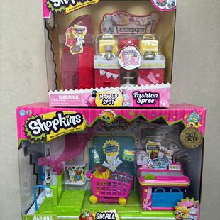 购物精灵第三季超市公仔套装儿童女孩过家家玩具超市组合化妆台