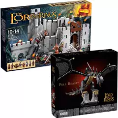 Lord of the Rings 9474 Helm's Deep Battle Massive Castle Fell Beast 40693 Building Blocks Set