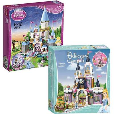 灰姑娘梦幻浪漫城堡41154积木