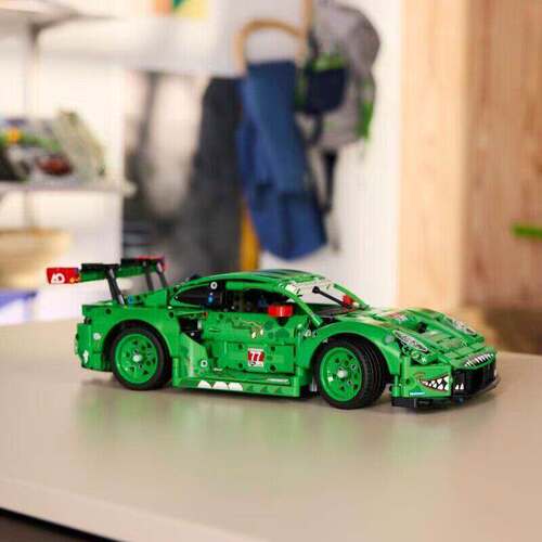 机械组保时捷911 GT3 REXY AO Racing赛车儿童学生益智积木玩具男