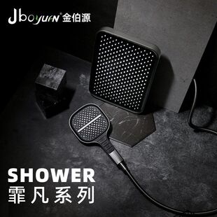 多功能硅胶手持花洒套装大面板方形增压喷头淋浴器shower head