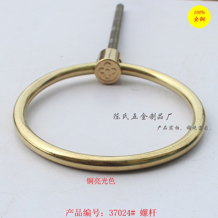 仿古新中式风圆形铜门环