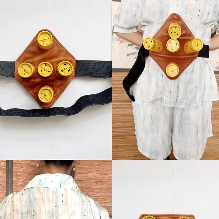 腹五穴梅花灸中脘神阙穴关元天枢调理脾胃肠虚寒腰椎部通用随身灸