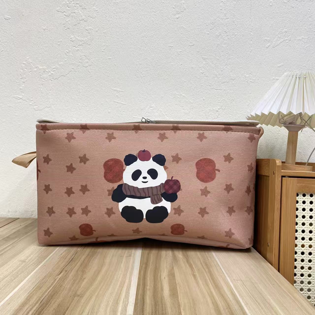 裤子专用【47X28X25高】拉链盖苹果熊猫（带盖带钢圈）裤子收纳筐图片