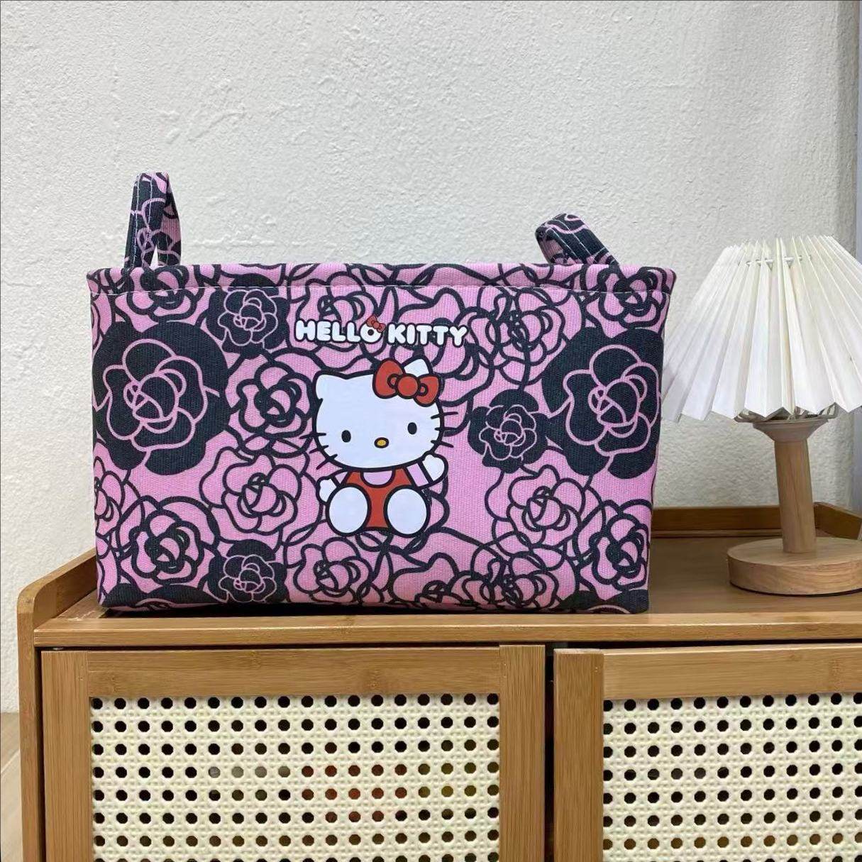 【35X25X20高】山茶凯蒂开口防潮收纳袋内衣收纳筐尿不湿箱储物,收纳整理,收纳筐,淘宝优惠券,粉丝福利购,淘宝优惠卷