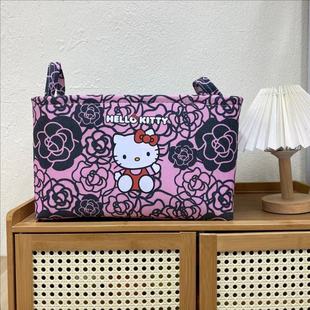 【35X25X20高】山茶凯蒂开口防潮收纳袋内衣收纳筐尿不湿箱储物